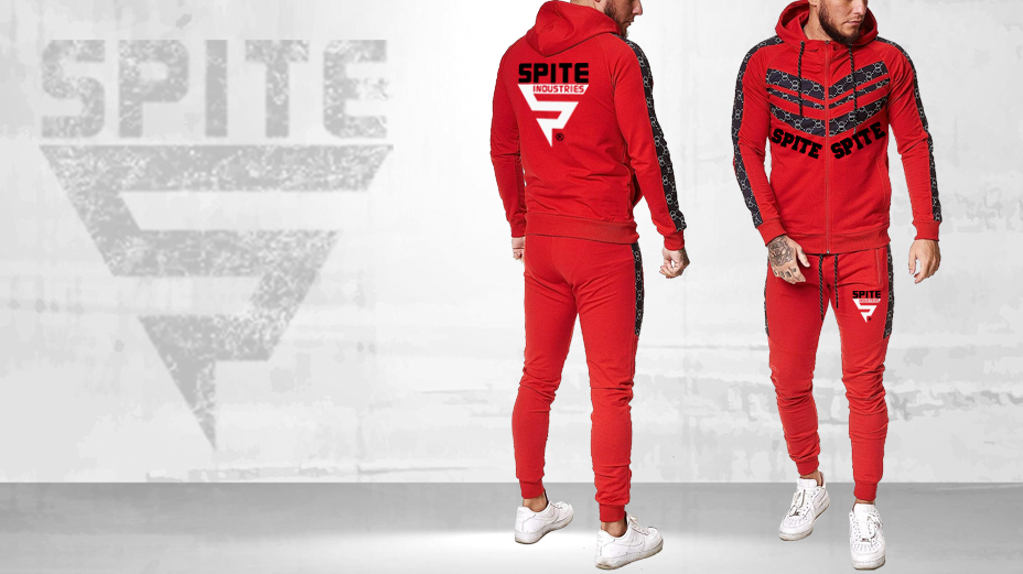 1-Tracksuit- red Tracksuits - Image 1