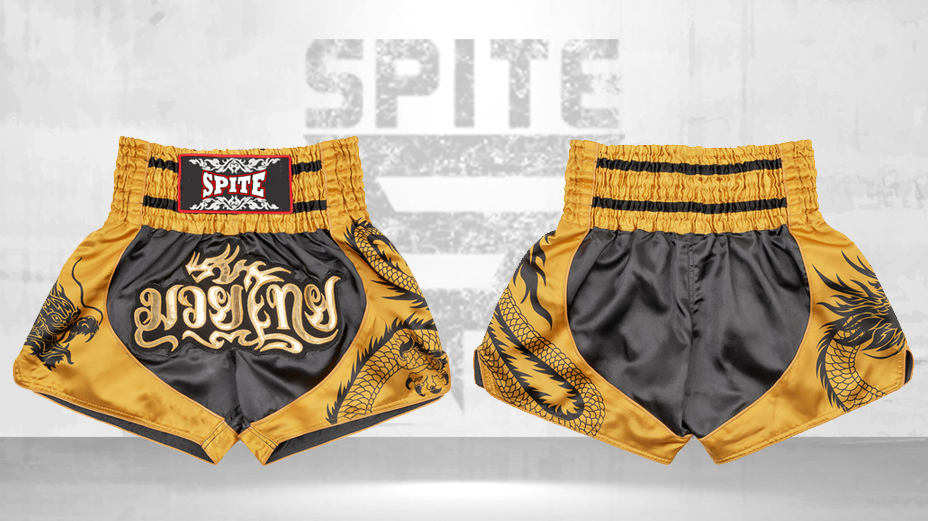 Thai shorts red- 03 Muay Thai Shorts - Image 1